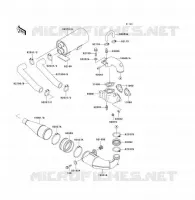 &Eacute;CHAPPEMENT pour Kawasaki JET SKI X-2