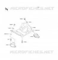 SUPPORT MOTEUR pour Kawasaki JET SKI X-2