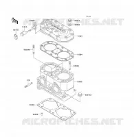 CULASSE/CYLINDRE pour Kawasaki JET SKI TS