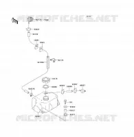 R&Eacute;SERVOIR D'HUILE( KAW42717 92) pour Kawasaki JET SKI TS