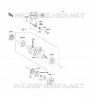 VILEBREQUIN/PISTON pour Kawasaki JET SKI TS
