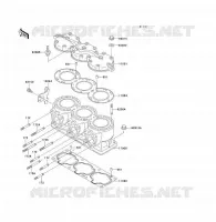 CULASSE/CYLINDRE pour Kawasaki JET SKI 1100 ZXI