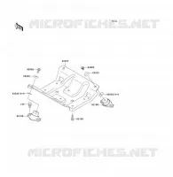 SUPPORT MOTEUR pour Kawasaki JET SKI 1100 ZXI
