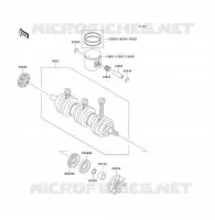 VILEBREQUIN/PISTON pour Kawasaki JET SKI 1100 ZXI