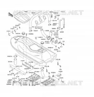 COQUE pour Kawasaki JET SKI 1100 ZXI