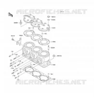 CULASSE/CYLINDRE pour Kawasaki JET SKI 1100 ZXI