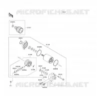 D&Eacute;MARREUR pour Kawasaki JET SKI 1100 ZXI