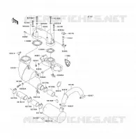 &Eacute;CHAPPEMENT pour Kawasaki JET SKI 1100 ZXI