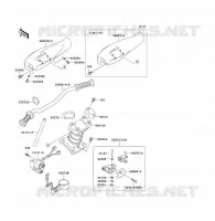 GUIDON pour Kawasaki JET SKI 1100 ZXI