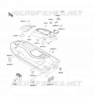 LABEL pour Kawasaki JET SKI 1100 ZXI