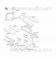 MOUSSES pour Kawasaki JET SKI 1100 ZXI