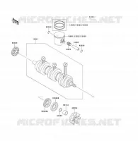 VILEBREQUIN/PISTON pour Kawasaki JET SKI 1100 ZXI