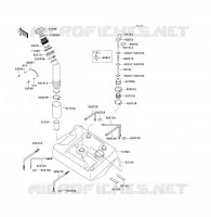RESERVOIR CARBURANT pour Kawasaki JET SKI ULTRA 130 D.I.