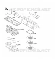 BOUCLIER THERMIQUE pour Kawasaki JET SKI SUPER SPORT XI