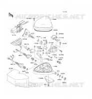 CONTROLE pour Kawasaki JET SKI SUPER SPORT XI