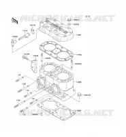 CULASSE/CYLINDRE pour Kawasaki JET SKI SUPER SPORT XI