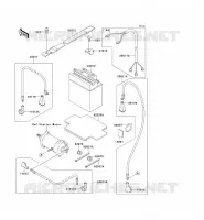 &Eacute;QUIPEMENT ELECTRIQUE pour Kawasaki JET SKI SUPER SPORT XI