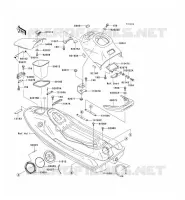 PIECE COQUE pour Kawasaki JET SKI SUPER SPORT XI