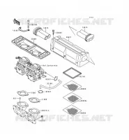 BOUCLIER THERMIQUE pour Kawasaki JET SKI 750 ZXI
