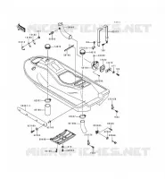 COQUE pour Kawasaki JET SKI 750 ZXI