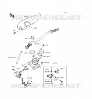 GUIDON pour Kawasaki JET SKI 750 ZXI