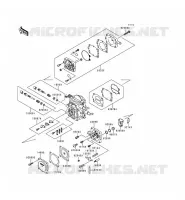 PI&Egrave;CES DE CARBURATEUR pour Kawasaki JET SKI 750 ZXI