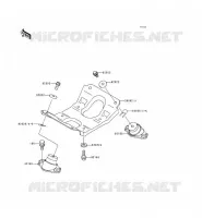SUPPORT MOTEUR pour Kawasaki JET SKI 750 ZXI