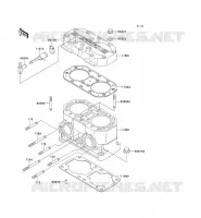 CULASSE/CYLINDRE pour Kawasaki JET SKI SS