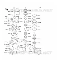 &Eacute;CHAPPEMENT pour Kawasaki JET SKI SS