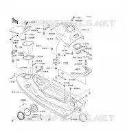 PIECE COQUE pour Kawasaki JET SKI SS