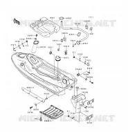 COQUE pour Kawasaki JET SKI XI SPORT