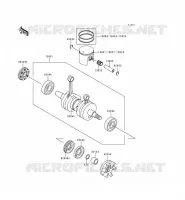 VILEBREQUIN/PISTON pour Kawasaki JET SKI XI SPORT