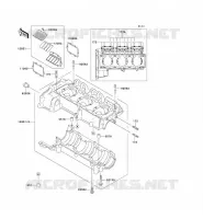 CARTER MOTEUR(S) pour Kawasaki JET SKI 900 ZXI