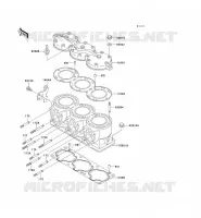 CULASSE/CYLINDRE pour Kawasaki JET SKI 900 ZXI