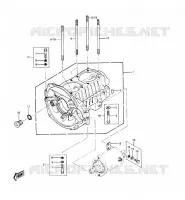 CARTER MOTEUR(S) pour Kawasaki JET SKI 440