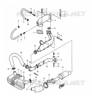 &Eacute;CHAPPEMENT pour Kawasaki JET SKI 440