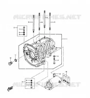 CARTER MOTEUR(S) pour Kawasaki JET SKI 550