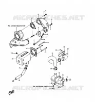 &Eacute;CHAPPEMENT pour Kawasaki JET SKI 550