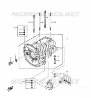 CARTER MOTEUR(S) pour Kawasaki JET SKI 550