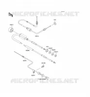 CABLES pour Kawasaki JET SKI 550SX