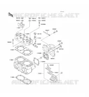 CULASSE/CYLINDRE pour Kawasaki JET SKI 550SX