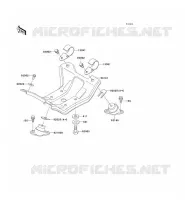 SUPPORT MOTEUR pour Kawasaki JET SKI 550SX
