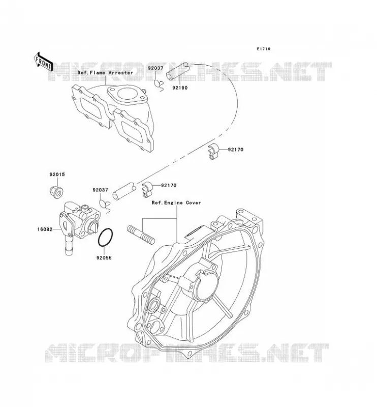 POMPE A HUILE Kawasaki JET SKI 750 1994 JET SKI 750 SX  JS750-A3