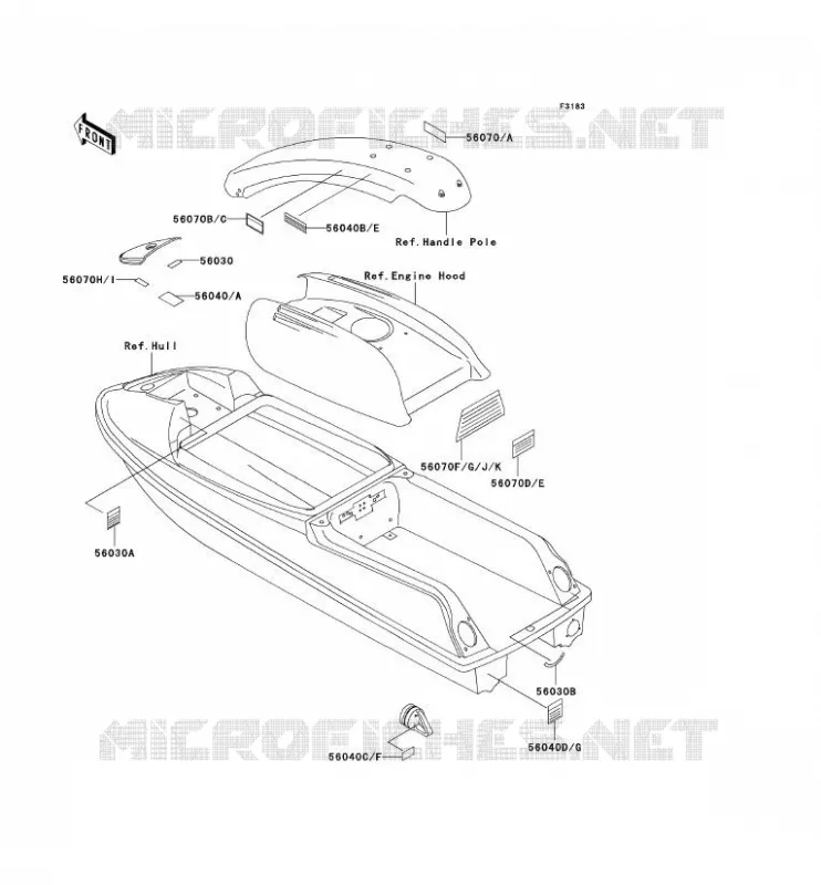 LABEL Kawasaki JET SKI 750 2002 JET SKI 750 SXI PRO  JS750-C5