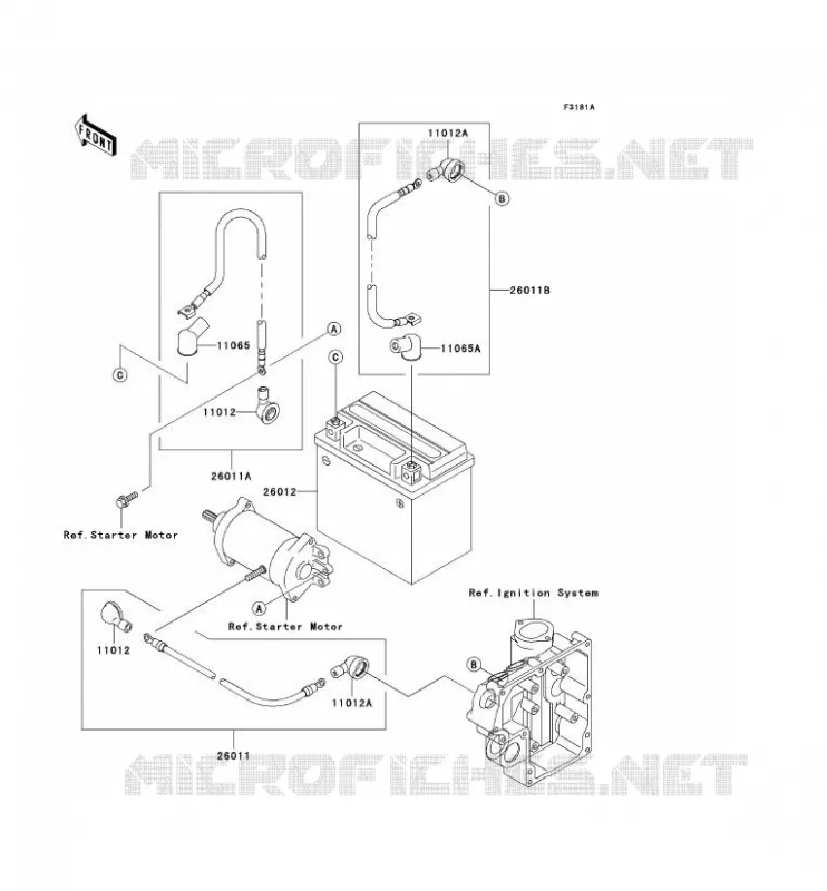 &Eacute;QUIPEMENT ELECTRIQUE Kawasaki JET SKI 800 2009 JET SKI 800 SX-R  JS800A9F