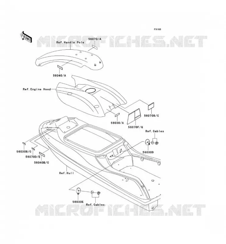 LABEL Kawasaki JET SKI 800 2010 JET SKI 800 SX-R  JS800AAF