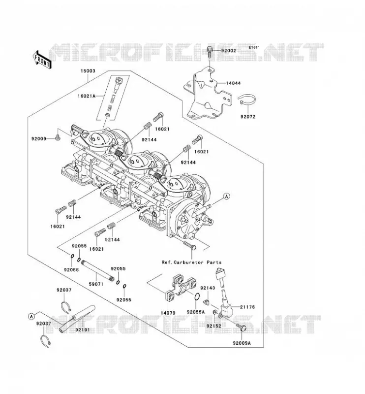 CARBURATEUR Kawasaki JET SKI 1200 2003 JET SKI 1200 STX-R  JT1200-A2