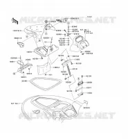 PIECE COQUE AV pour Kawasaki JET SKI STX-12F