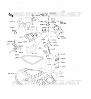 PIECE COQUE AV pour Kawasaki JET SKI STX-12F