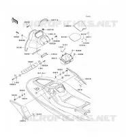PIECE COQUE MILIEU pour Kawasaki JET SKI STX-12F